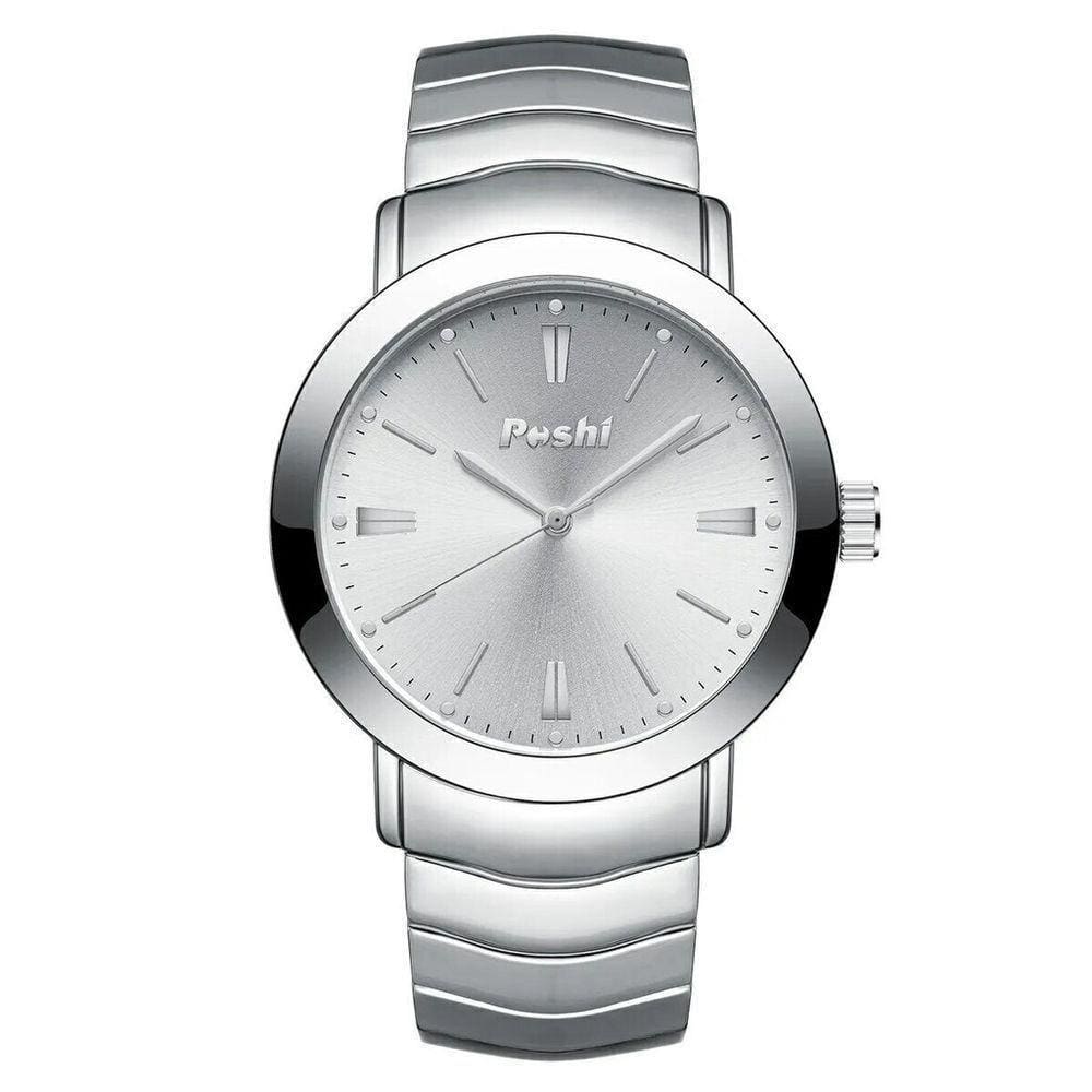 Relógio Masculino Poshi 945 à Prova D`água Prata