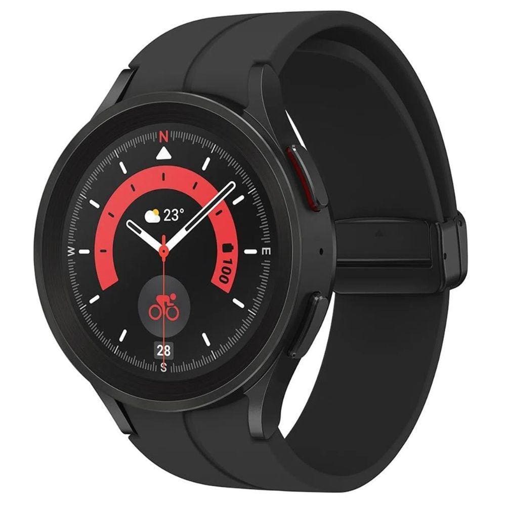 Usado: Galaxy Watch5 Pro BT 45mm Preto Muito Bom - Trocafone