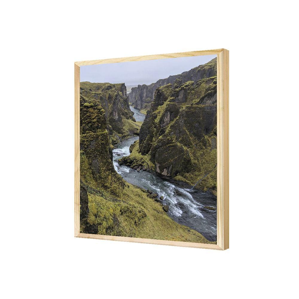 Quadro Decorativo Natureza Paisagem Montanhas Rio Verde