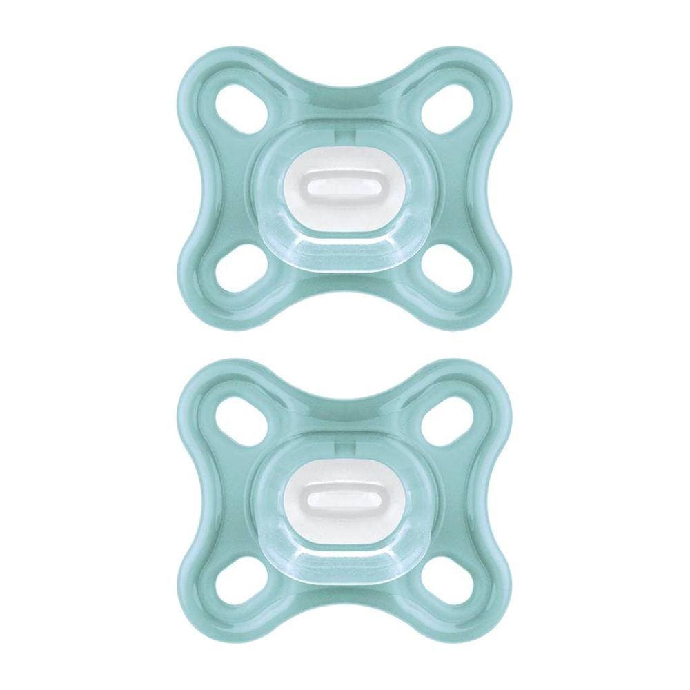 Kit 2 Chupetas Comfort 100% Silicone 0-6 Meses Neutra - MAM