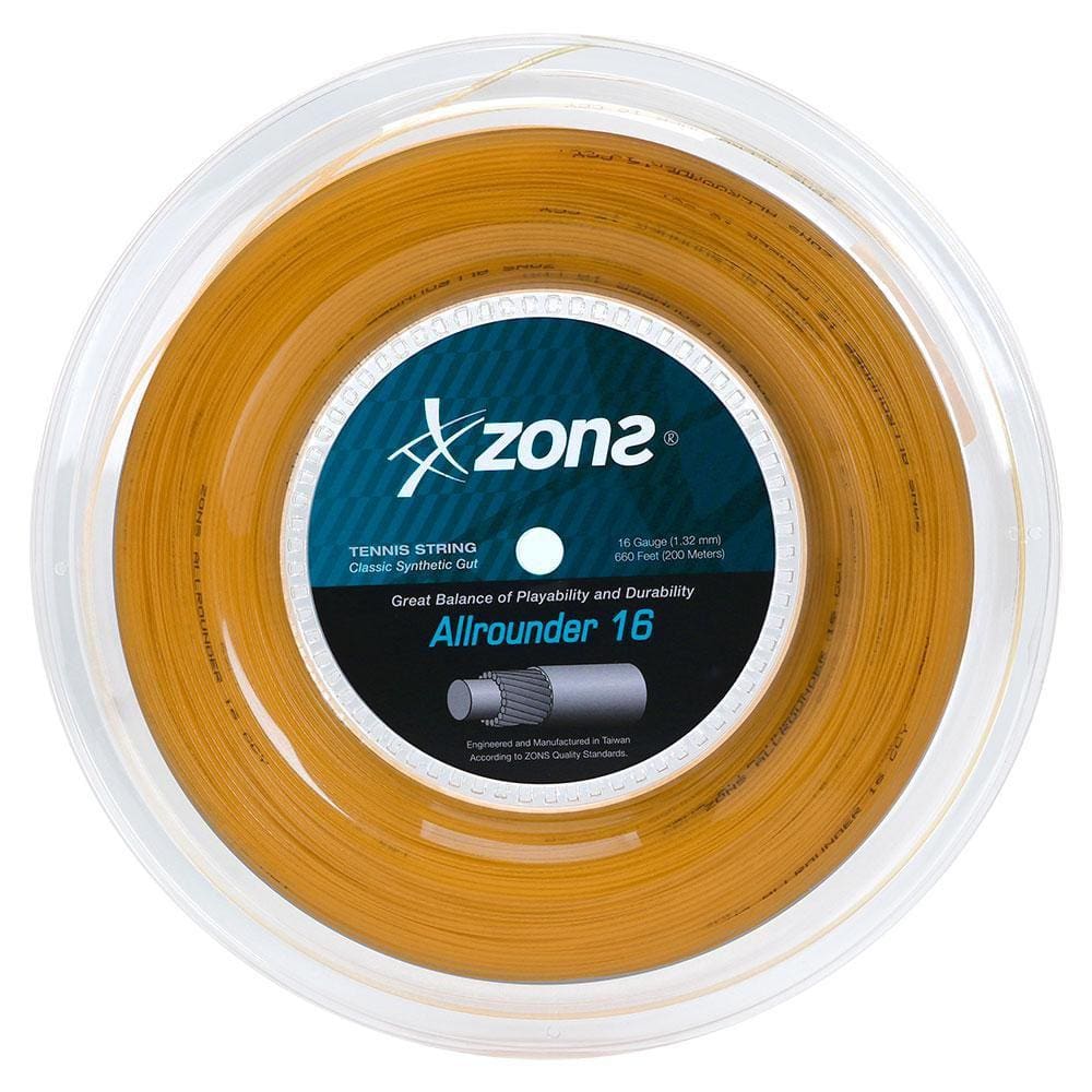 Corda Zons All Rounder 16L 1.32mm Ouro - Rolo com 200 Metros