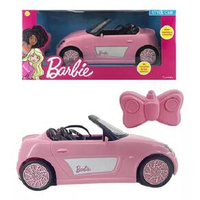 Carrinho Controle Remoto Barbie Fashion Driver 1834 Candide