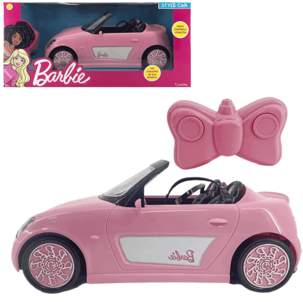 Carro e lancha da Barbie