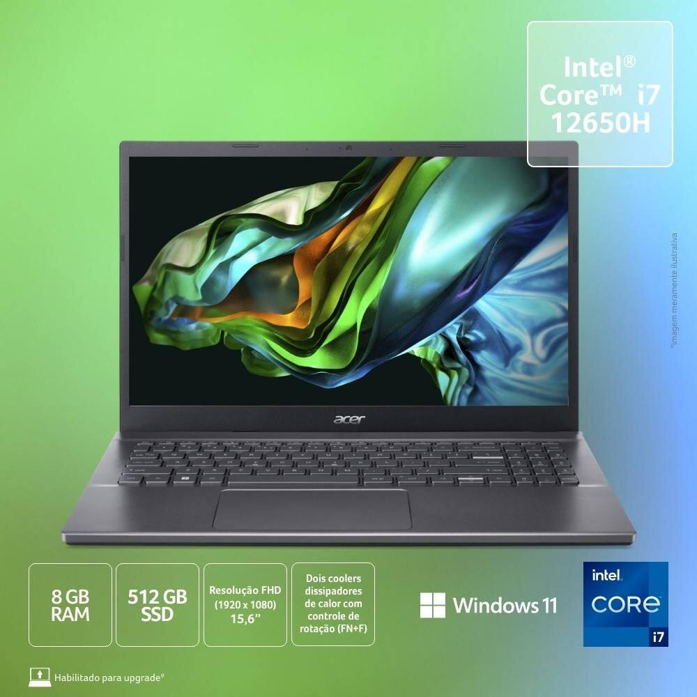 Notebook Acer Aspire 5 Intel Core i7–12650H | Extra