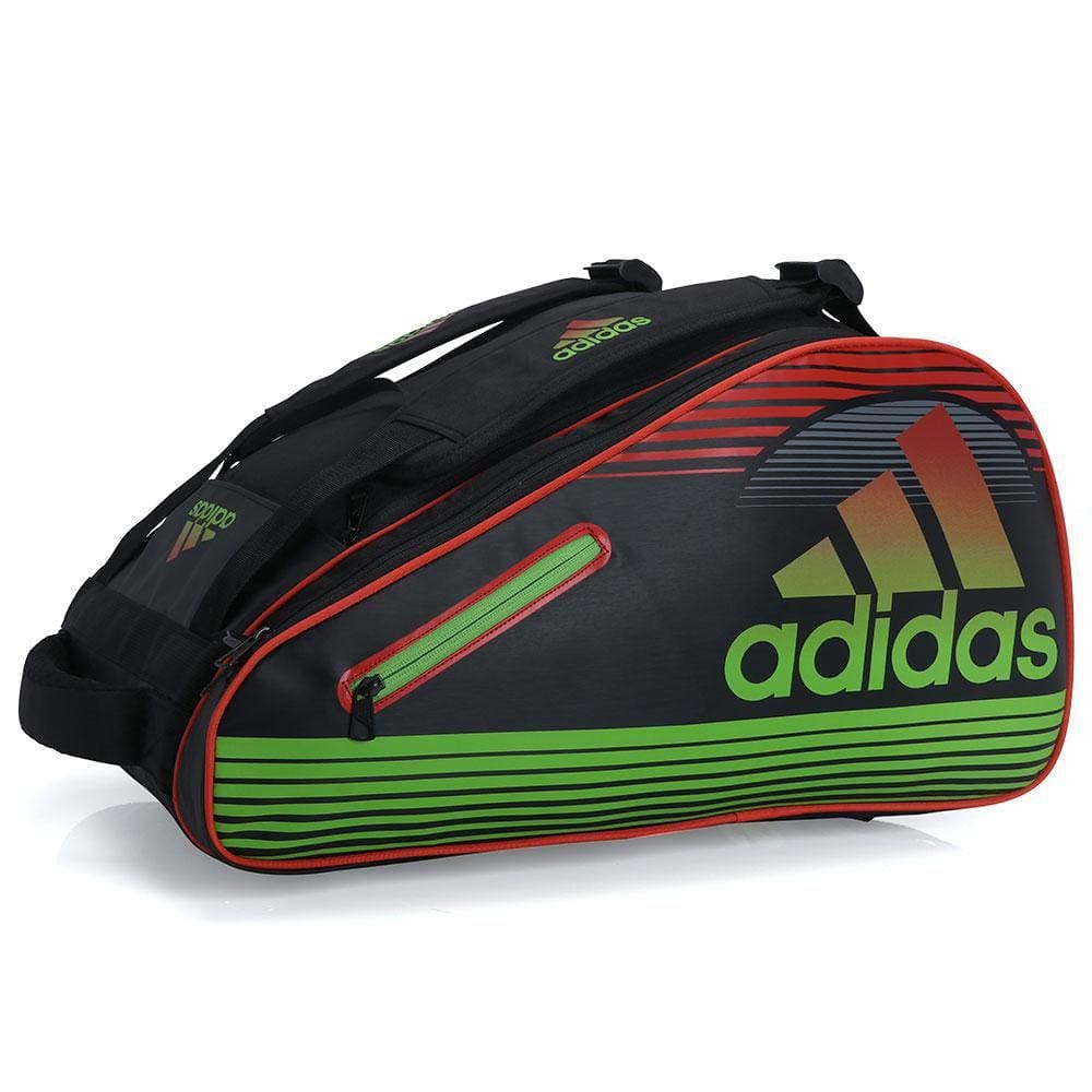 Raqueteira Adidas Tour Beach e Padel Preta Verde e Vermelha