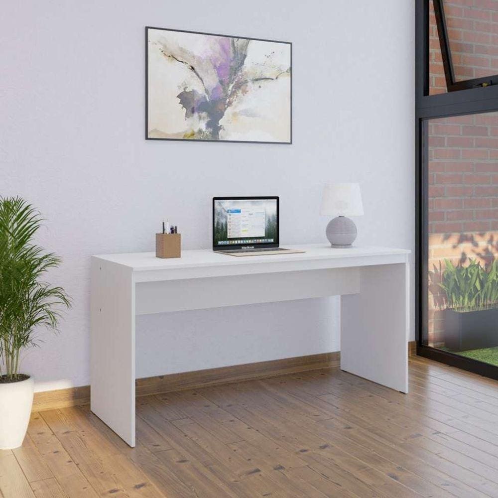 mesa de escritório diretor branca 150 cm