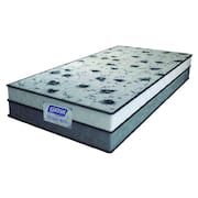 Colchão Solteiro Espuma D33 Fort 88x188x21cm Cinza/Branco Gazin  - Suporta até 150kg por Pessoa