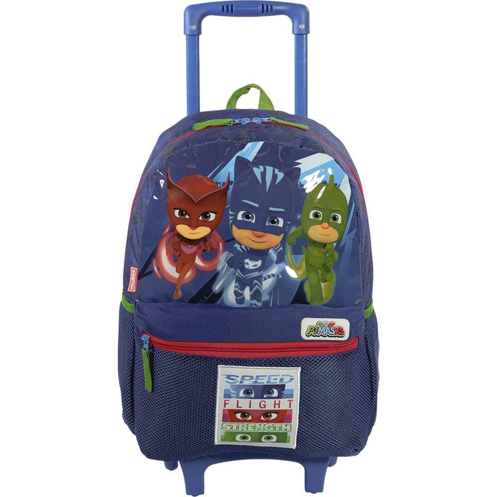 Mochila de Rodinhas Sestini G PJ Masks M Plus Colorido