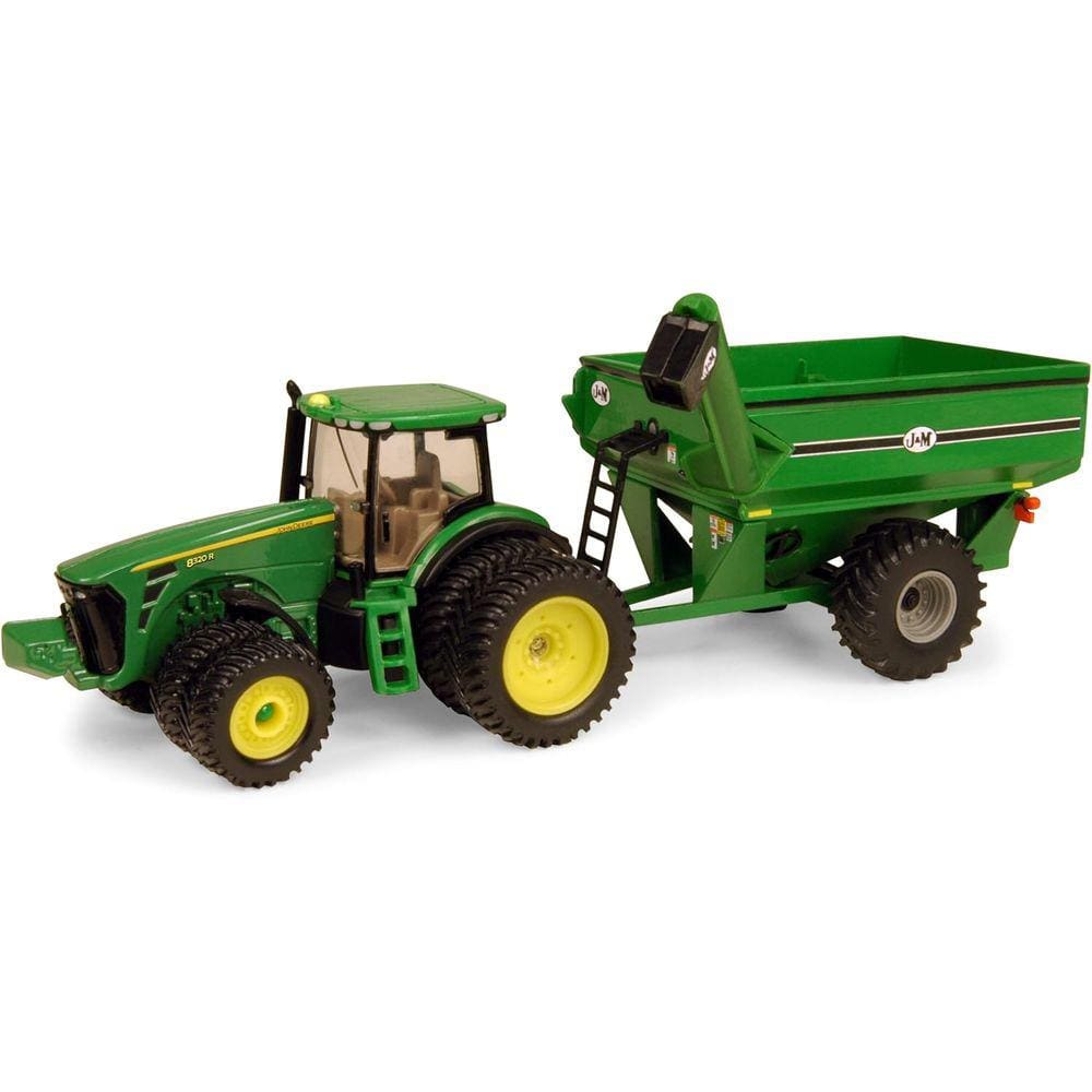 Miniatura Trator De Grão John Deere 8320r With J&m Ertl