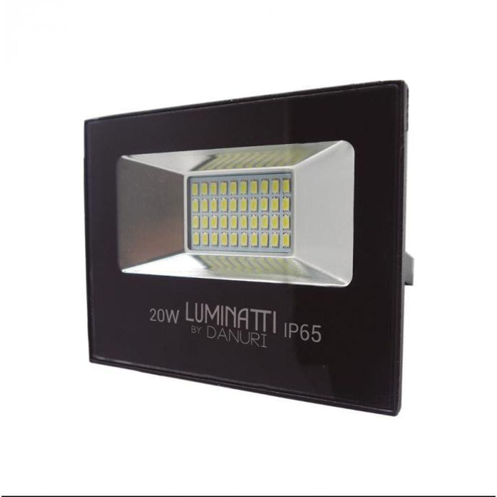 Refletor 20W Ip65 Bivolt 6000K - Luminatti