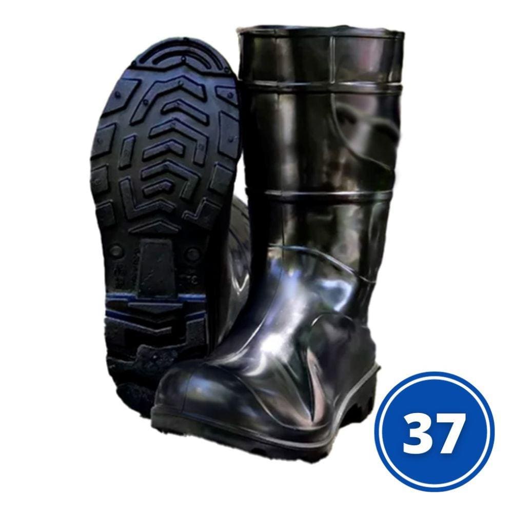 Bota Pvc Sem Forro Preta Numero 37 Crival