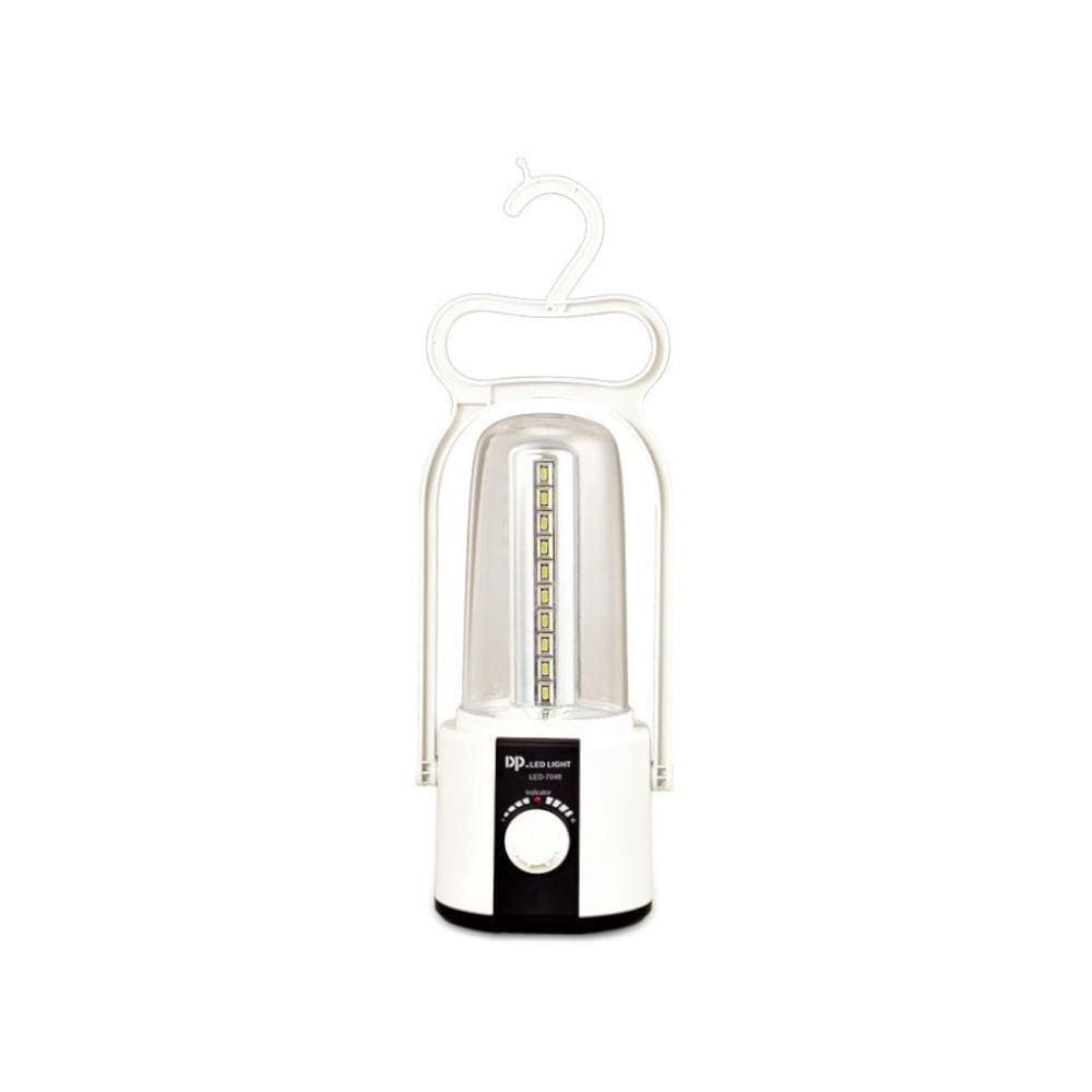 Lampião Com 40 Leds Recarregável 2800mah 8w Portátil Bivolt Cor:branco