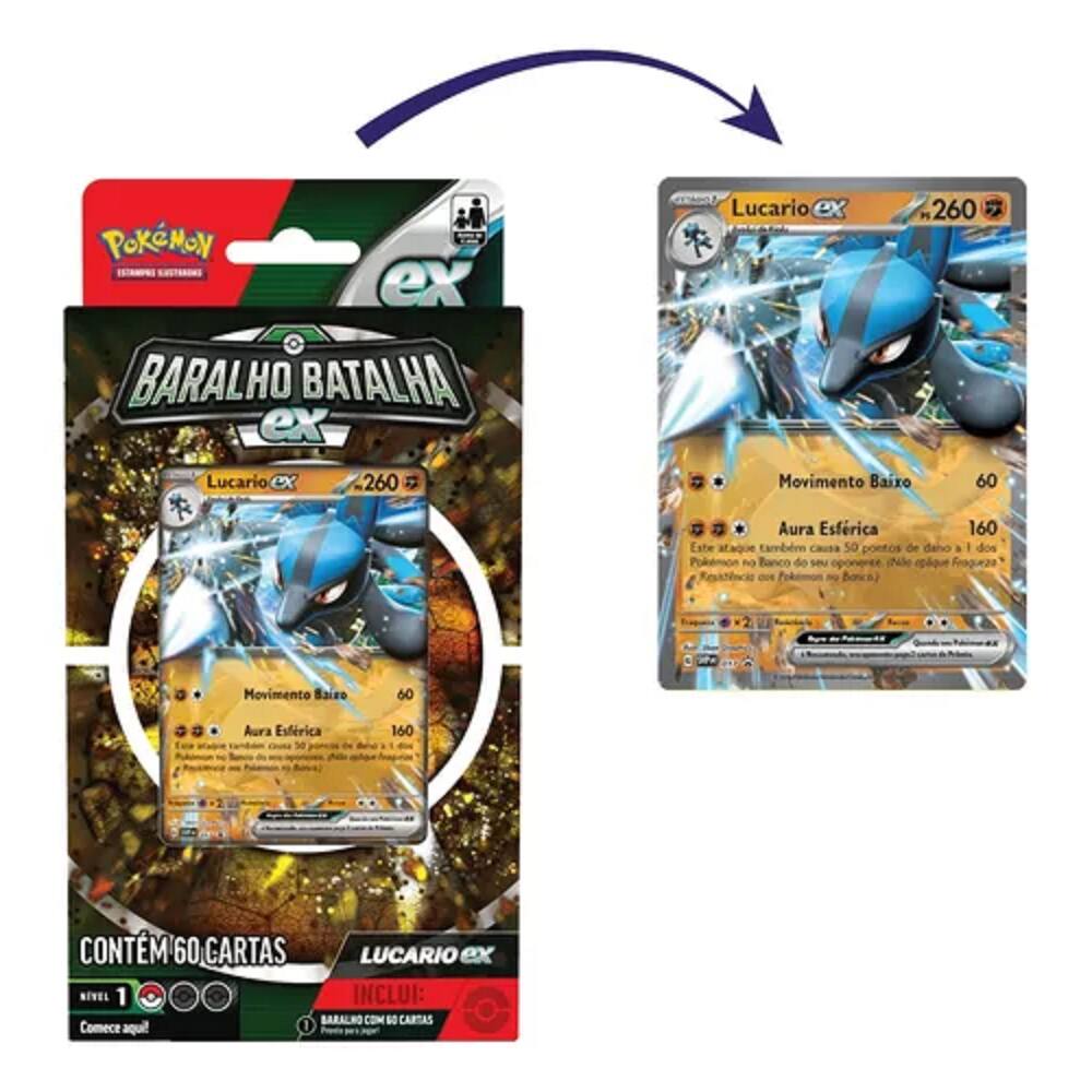 Coleção de Batalha Pokemon Box Premium Deoxys Vmax e Deoxys V-Astro - Copag