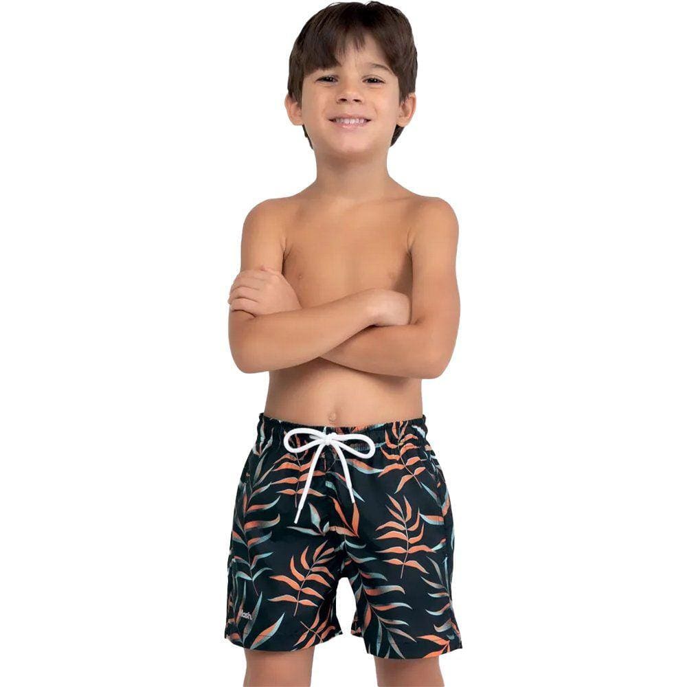 Shorts Mash Folhagem Infantil Masculino