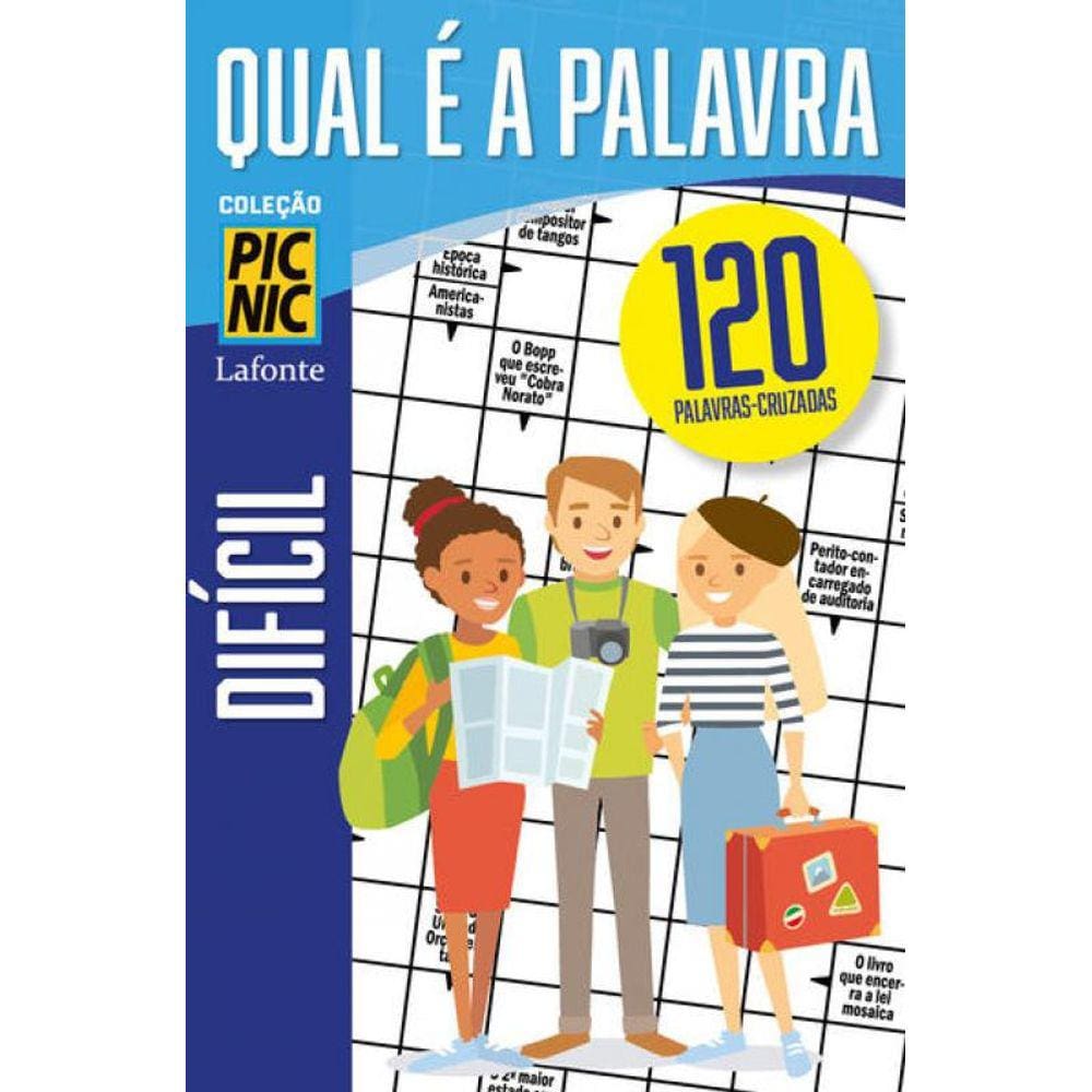 Coleção Pi Nic - Qual É A Palavrra- Difícil