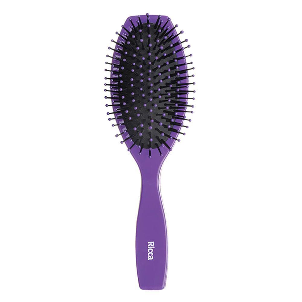 Escova de Cabelo Ricca Oval Almofadada - Ref 186