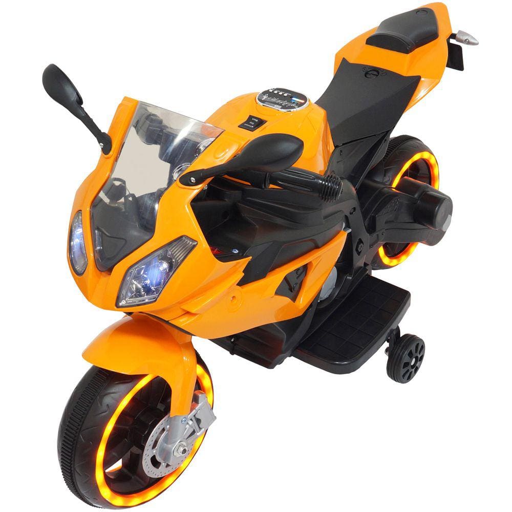 Moto Elétrica Infantil Criança Speed Chopper 6v Branca - Ri Happy