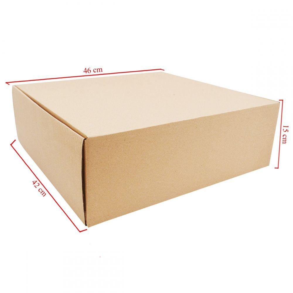 Caixa De Papelão Para Envios Pacote Com 10 Unidades Embalagens 46cm x 42cm x 15