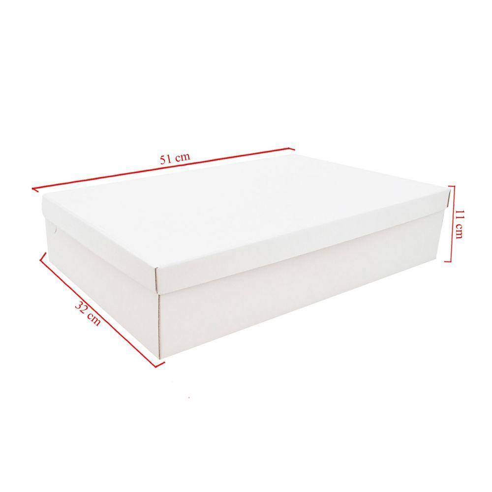 Caixa De Sapato Básica Com 10 Unidades Embalagens 51cm x 32cm x 11cm
