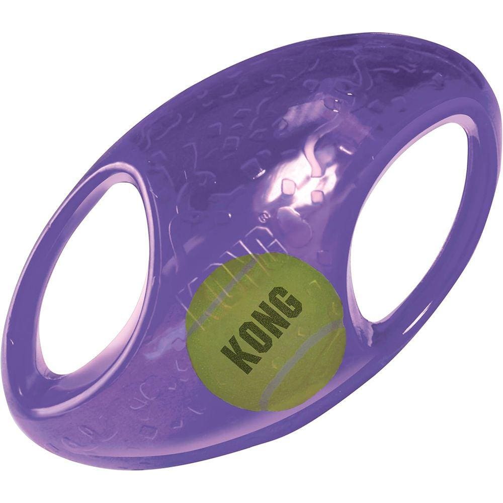 Brinquedo Kong Bola Jumbbler Football Roxo Médio