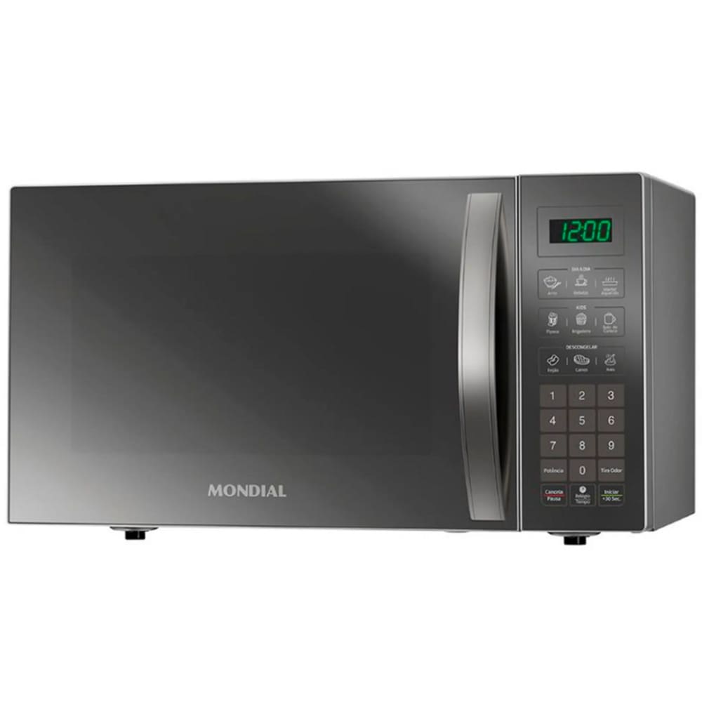 MICRO-ONDAS 34L Mondial - 5618-02 Prata / Espelhado 220 VOLTS