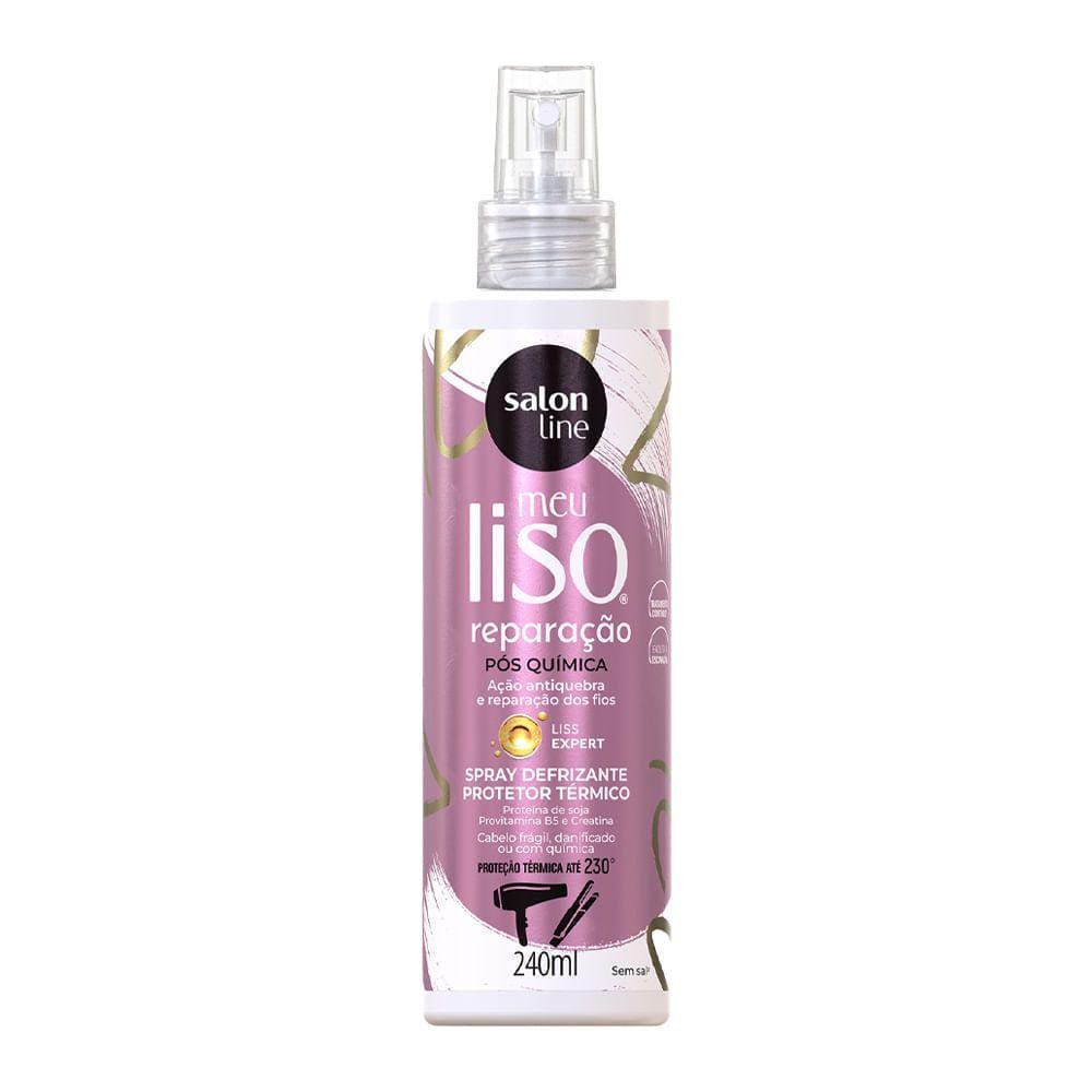 Defrizante Spray Salon Line Meu Liso Reparação 240ml
