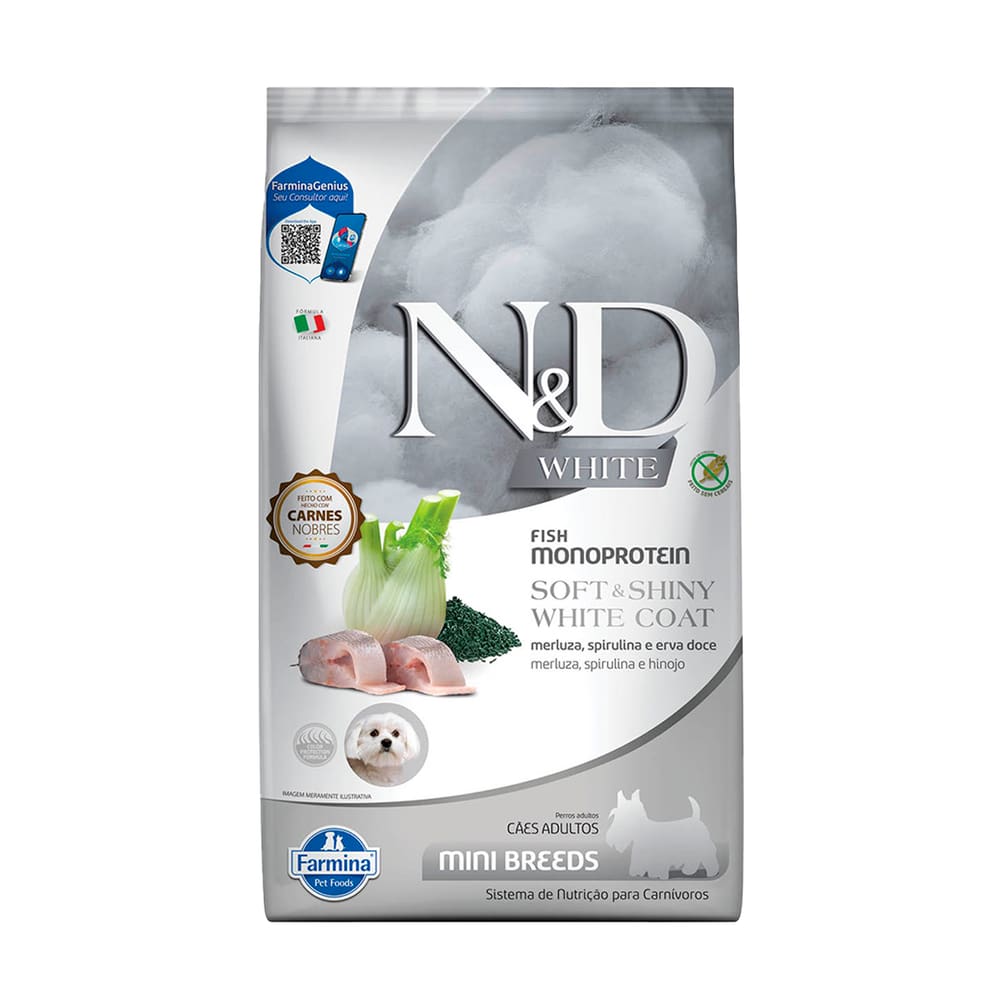 Ração N&D White Para Cães adultos Mini 2kg