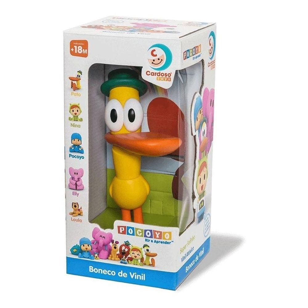 Boneco Infantil De Vinil Pato Pocoyo Cardoso Toys