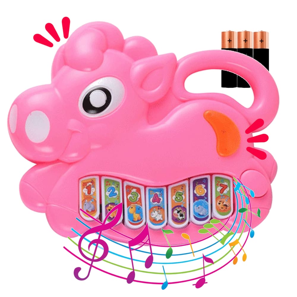 Piano Teclado Musical Animal Infantil Fazendinha Braskit na