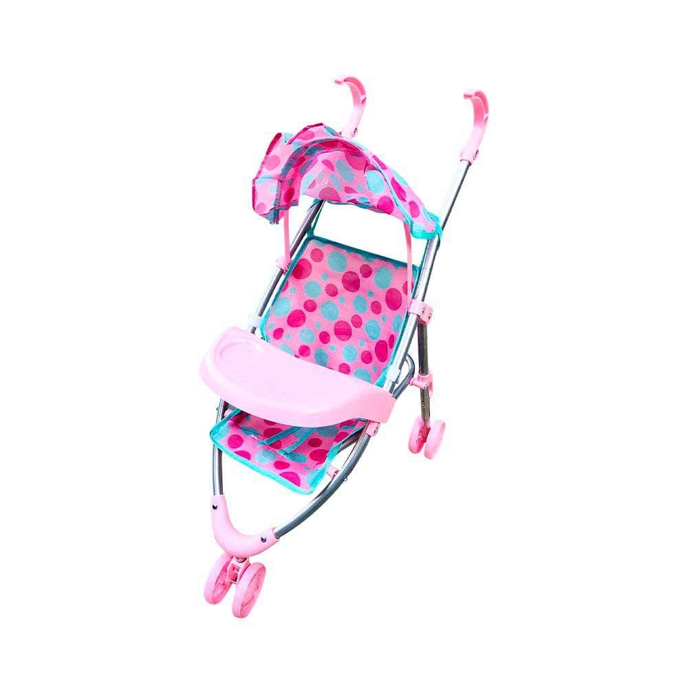Carrinho de Boneca - Bolas - Passeio Divertido - 03 Rodas - DM Toys