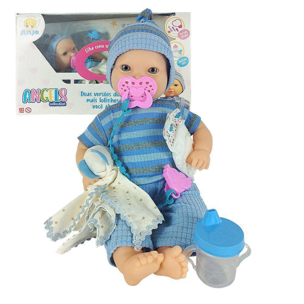 Boneco De Brinquedo Angels Fofinho Menino Xixi