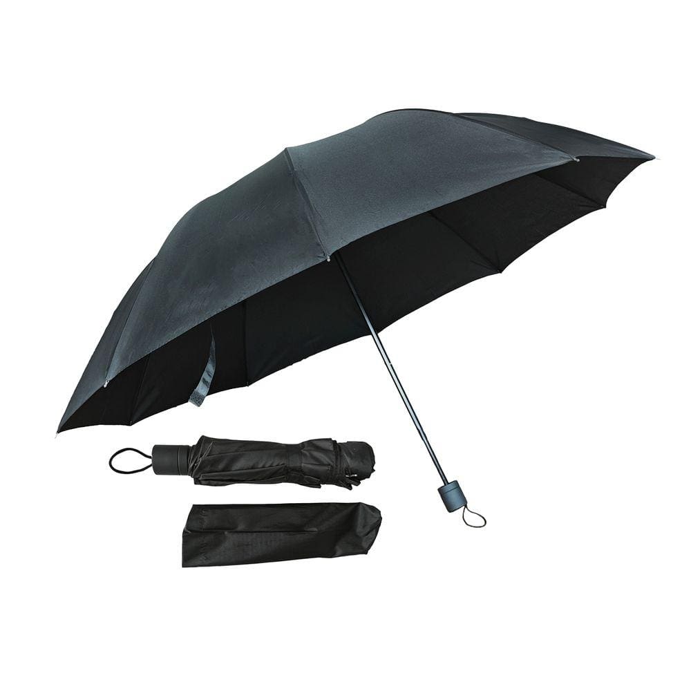 kit 6 Guarda Chuva Contra Vento Dobrável Grande Reforçado Preto