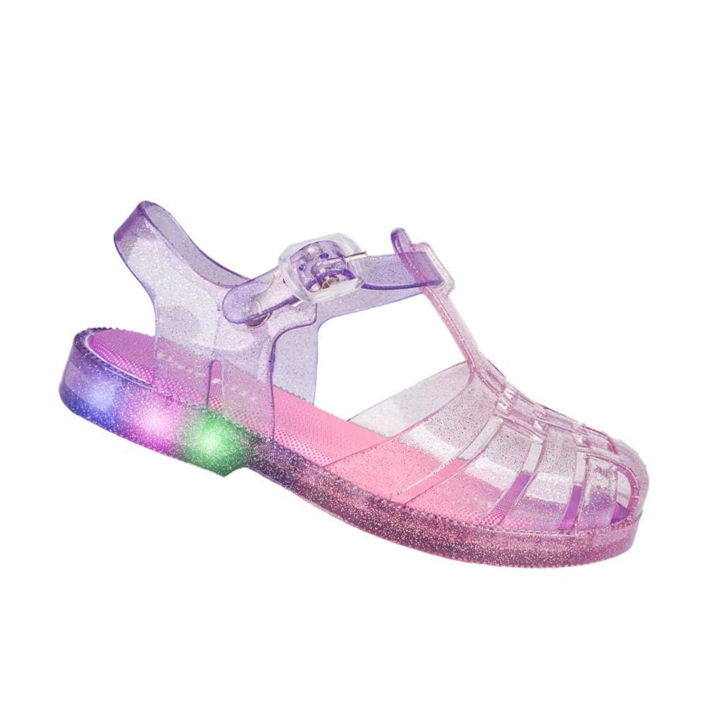 Sandália Infantil Mini Valen Com Glitter Pampili Ref:716005 17/24