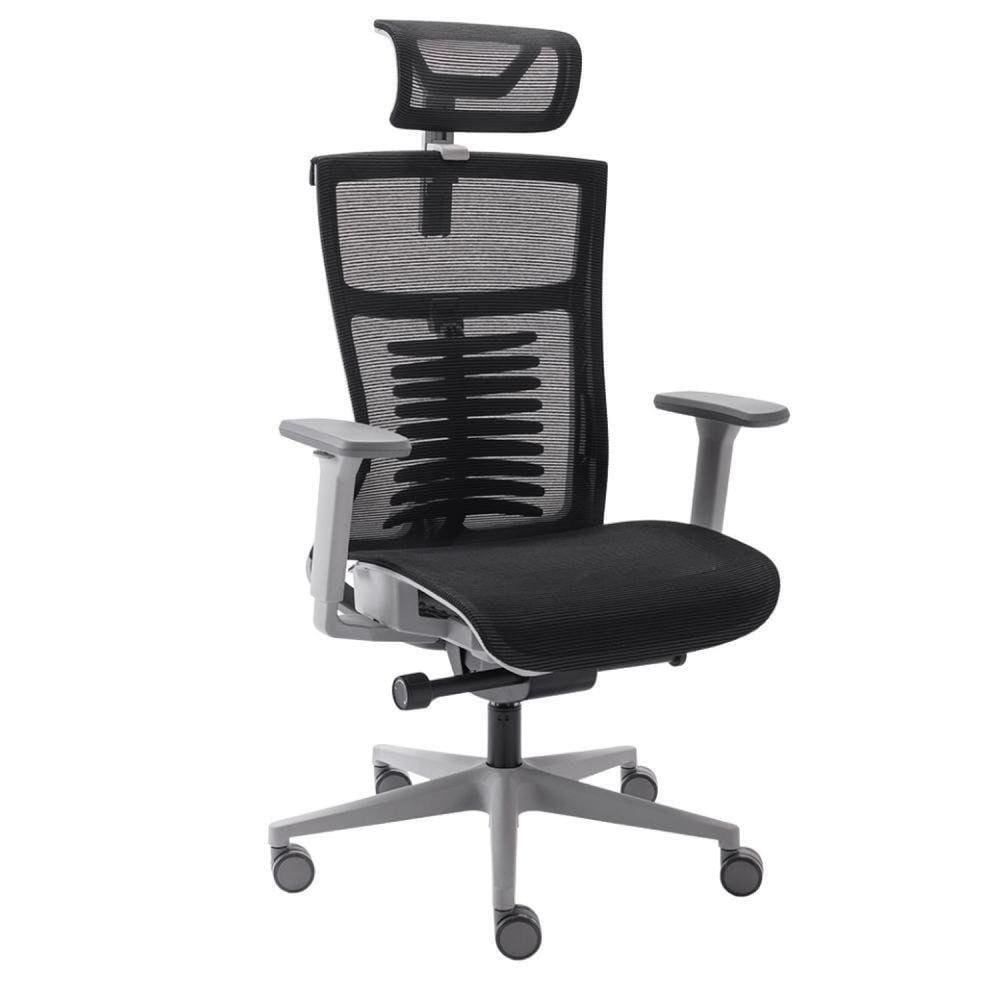 Cadeira de Escritório Vertta Special Full Mesh Cinza/Preta