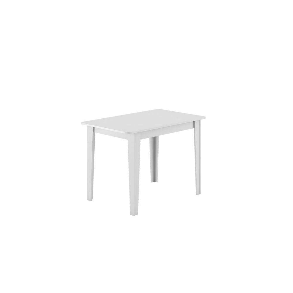 Mesa de Jantar Retangular 110x68cm Nicoli Branco