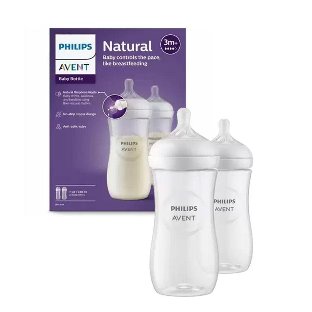 Mamadeira Pétala 3.0 330ml +3m Transparente 2und Philips Avent