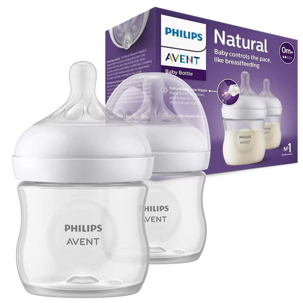 Mamadeira Pétala 3.0 125ml +0m Transparente 2und Philips Avent