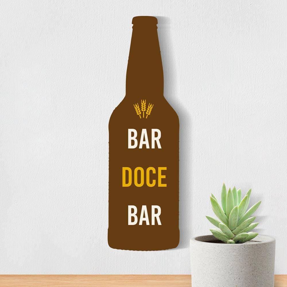 Placa de Parede Decorativa - Bar Doce Bar