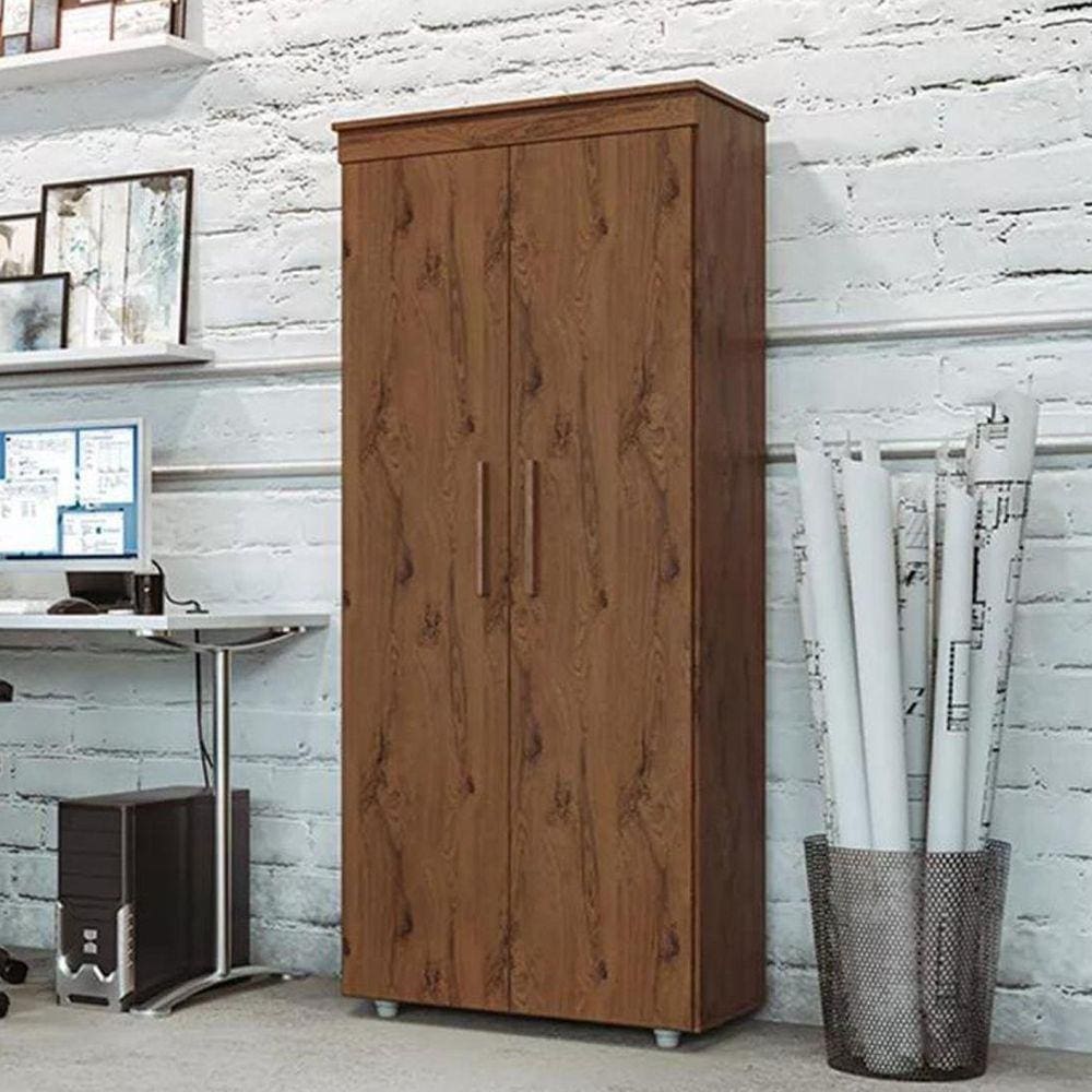 Armário Multiuso 2 Portas 1 Gaveta Advantage Batrol Móveis Cappuccino