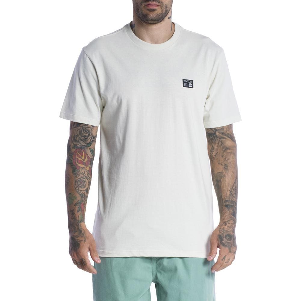 Camiseta RVCA Anp Label SM24 Masculina Off White