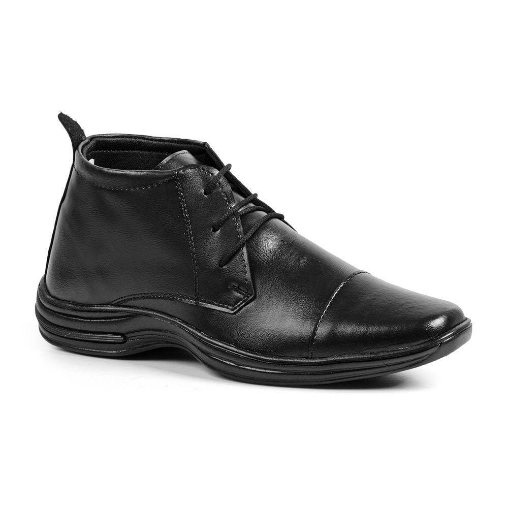 Bota Social Conforto Polo State Zeus Black