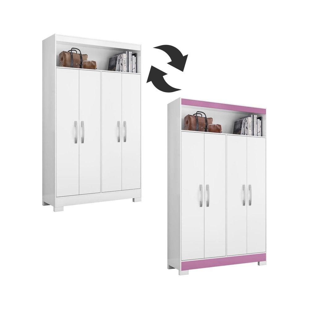 Armário Multiuso 4 Portas 1 Nicho NT 4030 | Extra
