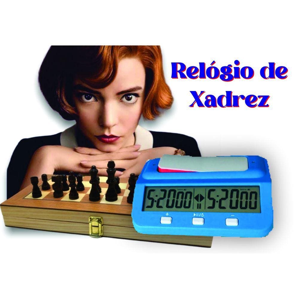 Relógio Para Jogo De Xadrez Analógico a Corda - Cód. 110 no Shoptime