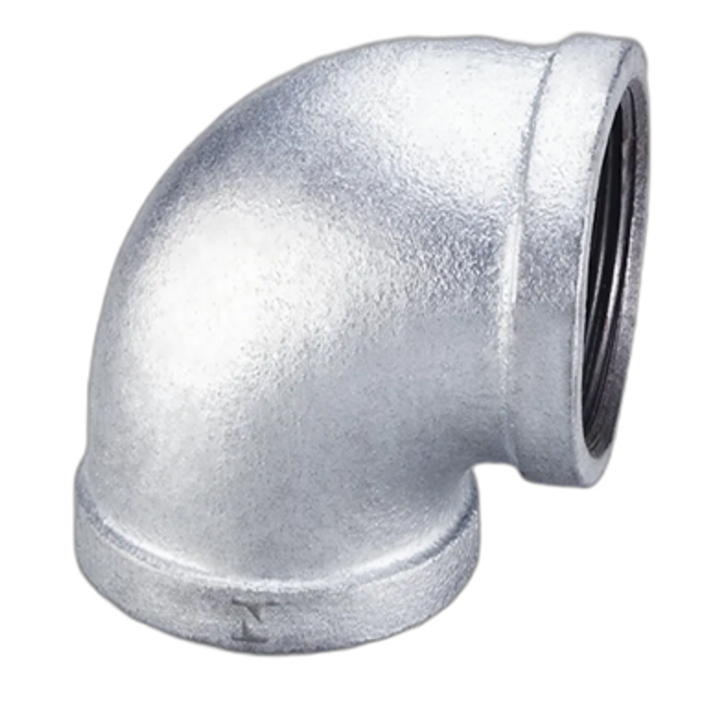 Cotovelo Ferro Galvanizado Femea 1/4 Bsp 90°