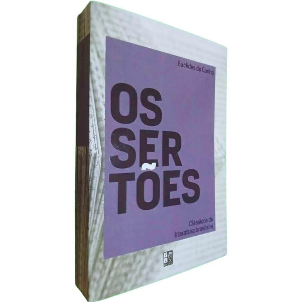 Livro Físico Os Sertões Euclides da Cunha Clássicos da Literatura Brasileira