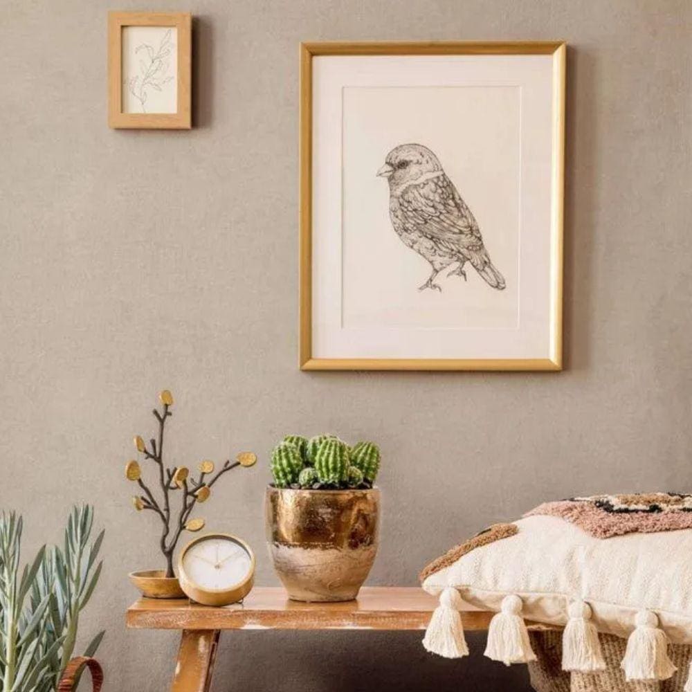 Papel de Parede Ivy Aspecto Têxtil Bege 6724-10-I