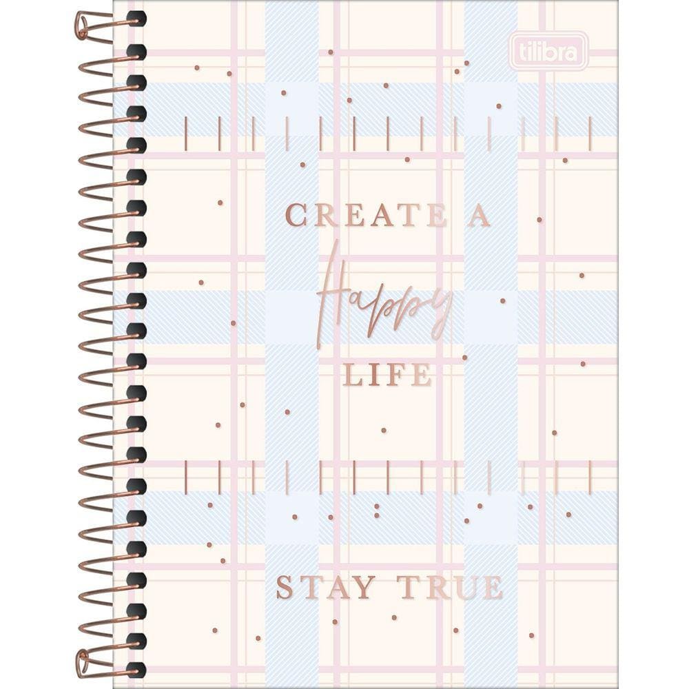 Caderno Espiral Colegial TILIBRA SOHO - 1 Matéria c/ 80 Folhas