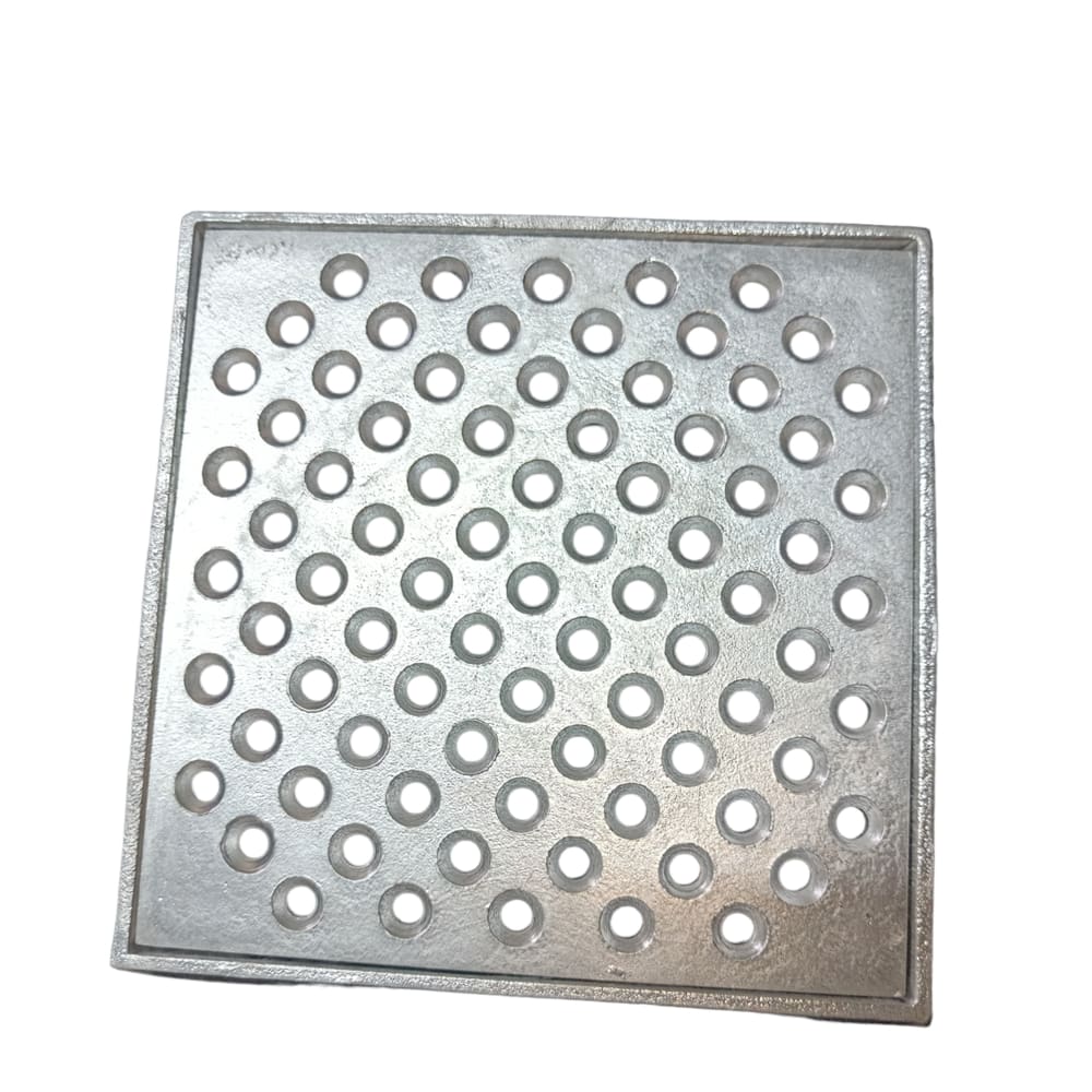 Grelha Ralo Pluvial 15x15 Aluminio Anti Inseto e Suporte