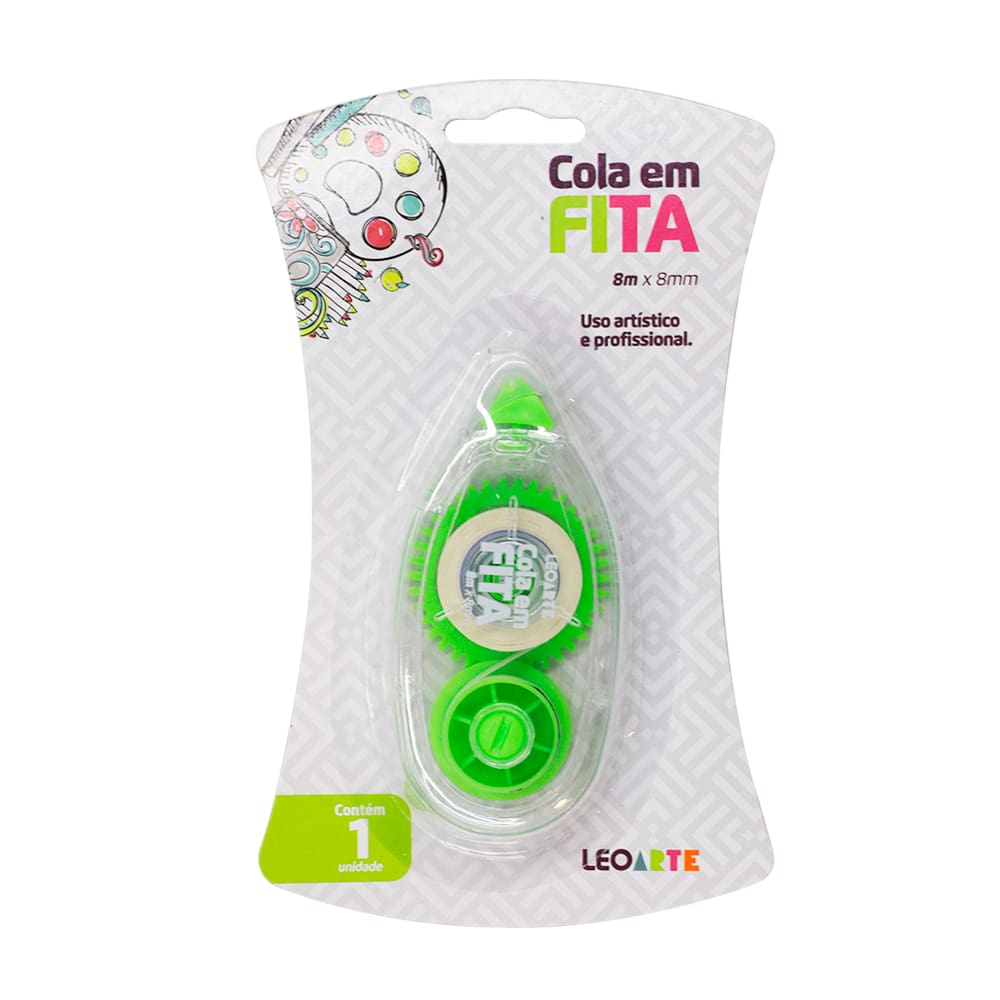 Cola Em Fita Leo E Leo 8mmx8m Leonora