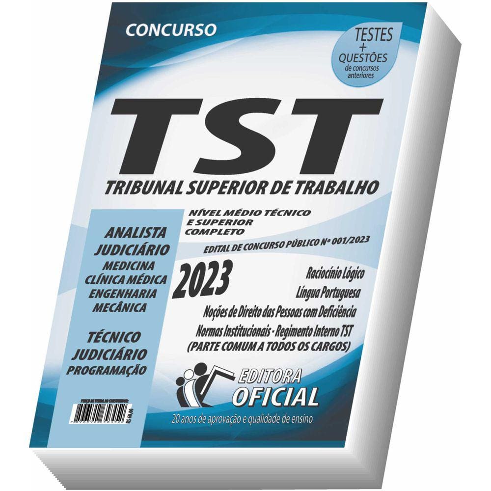 Apostila TST - Analista Judiciário - Técnico Judiciário - Parte Comum aos Cargos